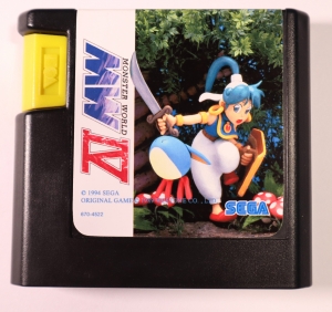 Monster World 4 для Sega Mega Drive, репродукція на базі оригінальних компонентів.